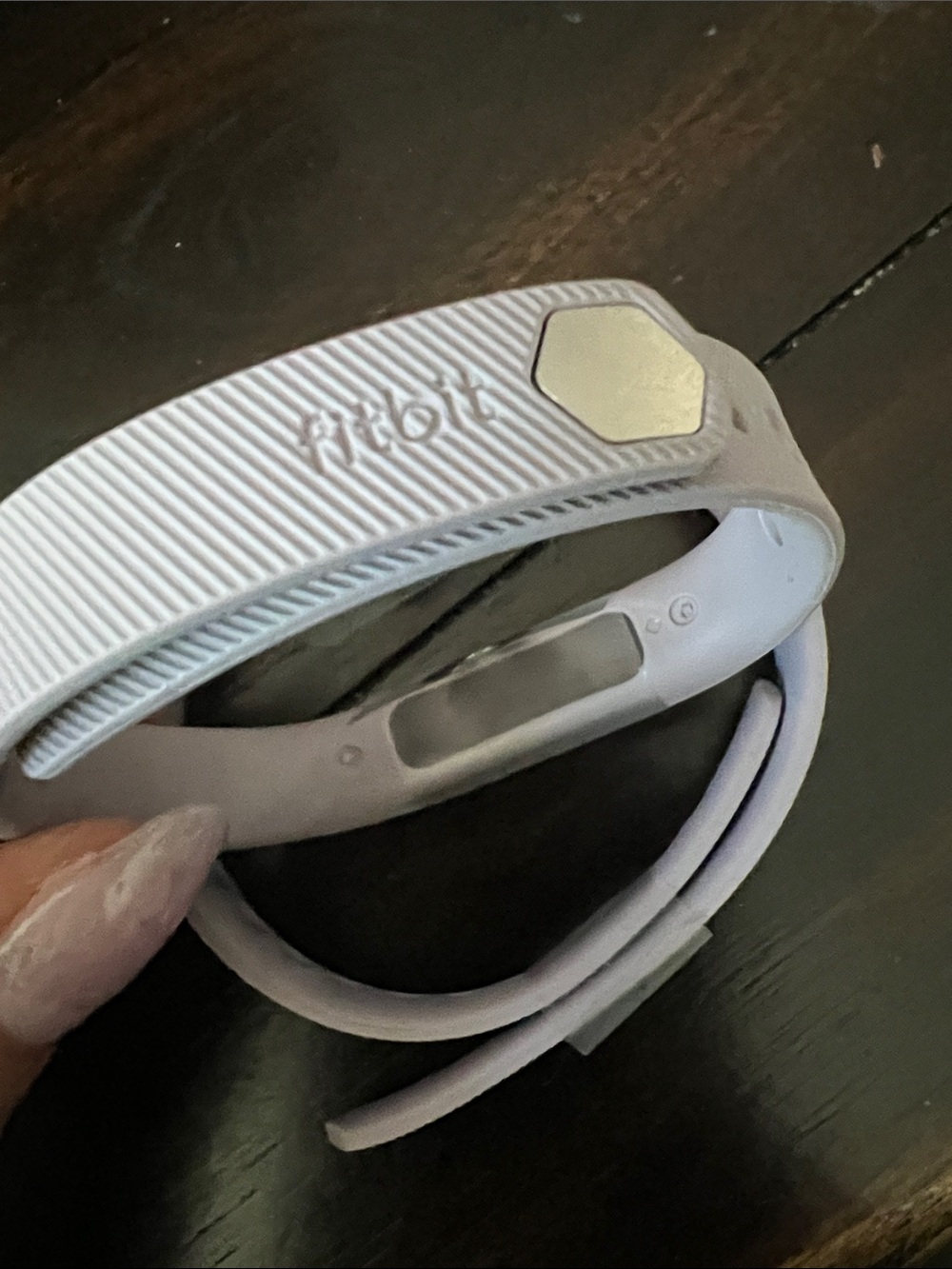 Fitbit Flex Adjustable Silicone Wrist Bracelet in Light Purple - Picture 3 of 3